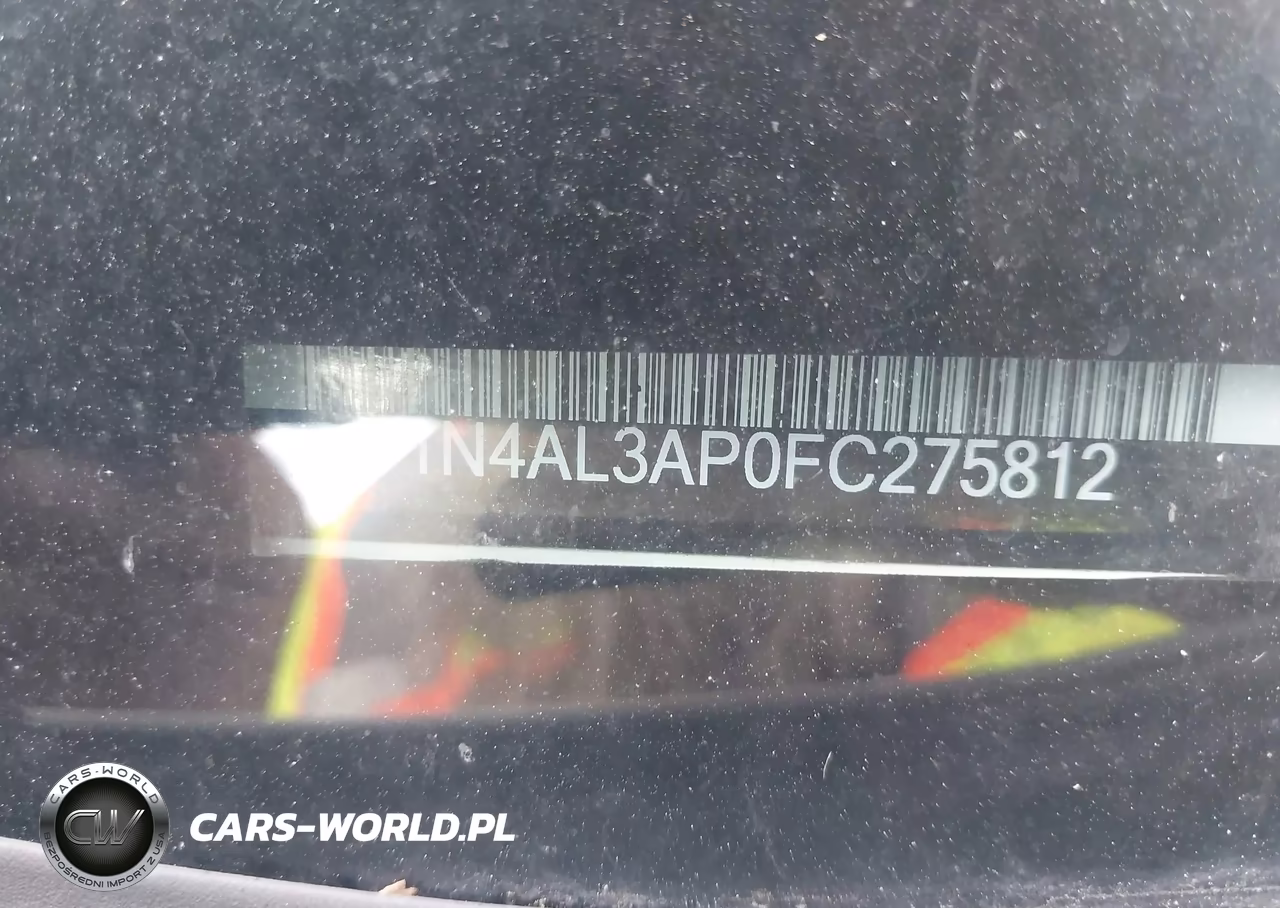 2015 Nissan Altima 2.5-2.5 S-2.5 Sl-2.5 Sv VIN:1N4AL3AP0FC275812 - 9