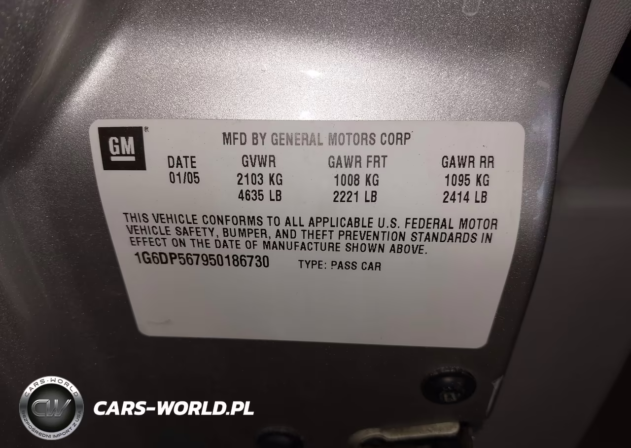 2005 Cadillac Cts Standard VIN:1G6DP567950186730 - 9