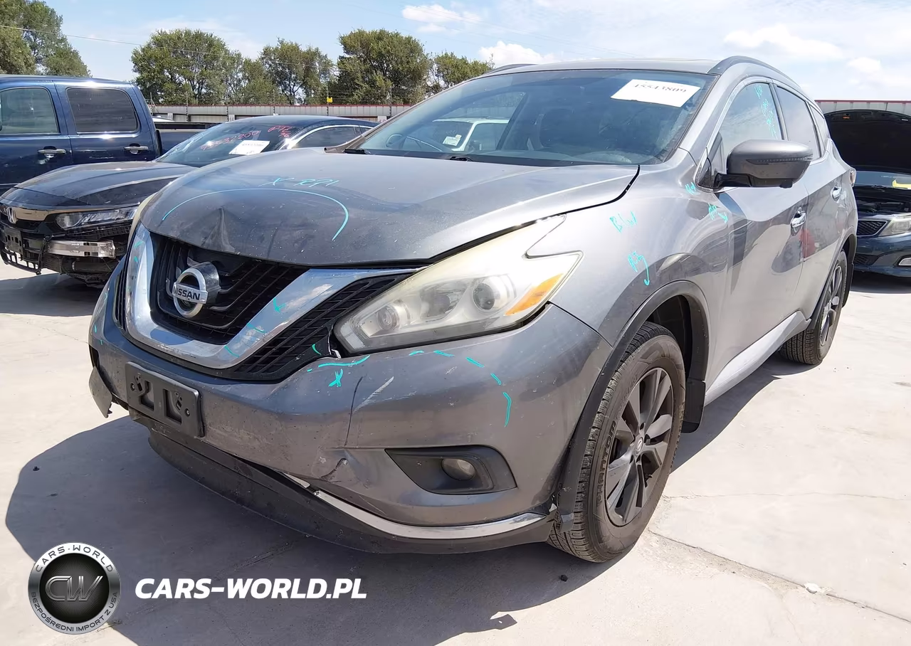2017 Nissan Murano Sv VIN:5N1AZ2MG0HN186050 - 2