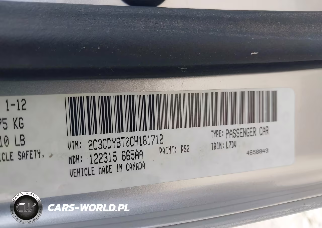 2012 Dodge Challenger R-T VIN:2C3CDYBT0CH181712 - 9