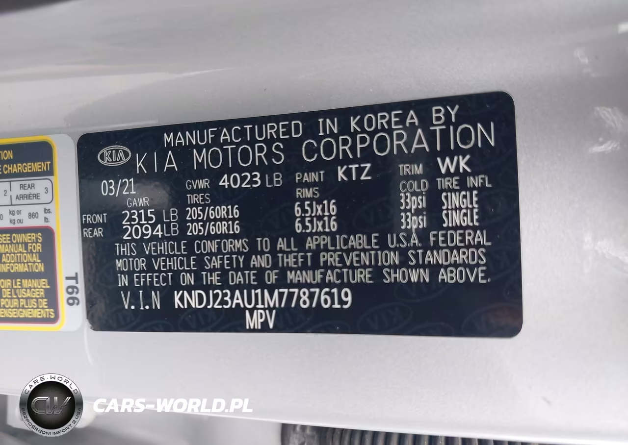 2021 Kia Soul S VIN:KNDJ23AU1M7787619 - 9