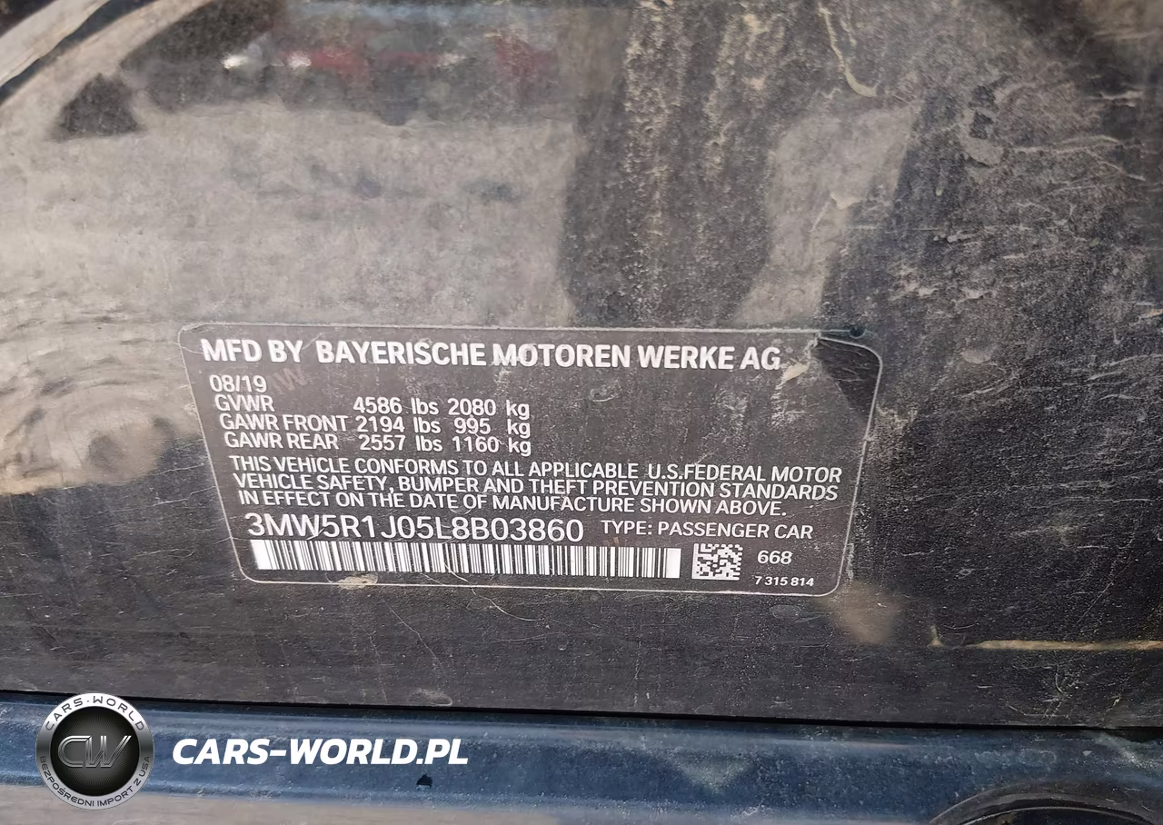 2020 BMW 330I VIN:3MW5R1J05L8B03860 - 9