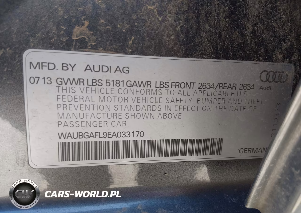 2014 Audi S4 3.0T Premium Plus VIN:WAUBGAFL9EA033170 - 9
