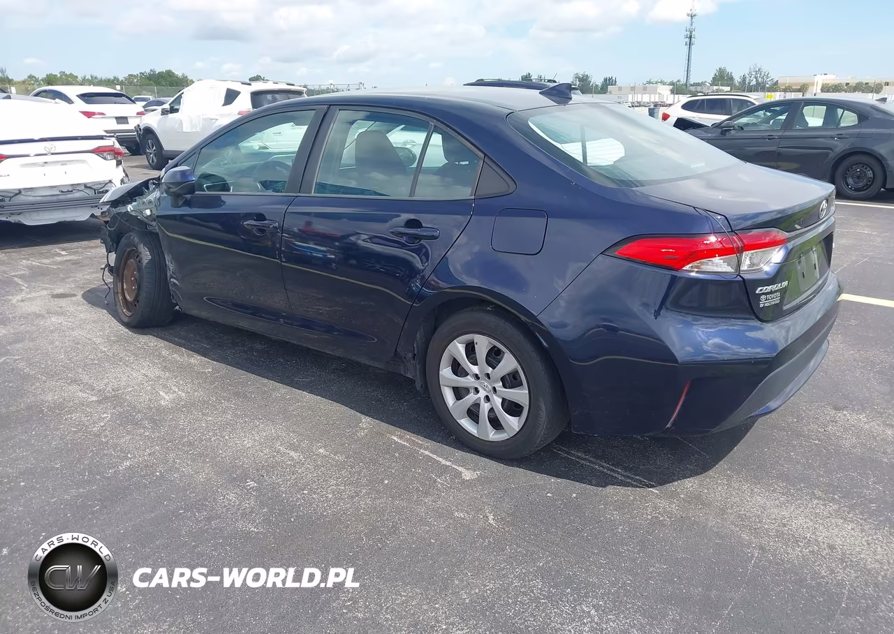 2022 Toyota Corolla Le VIN:5YFEPMAE7NP284064 - 3