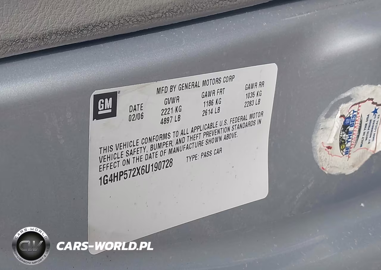 2006 Buick Lucerne Cx VIN:1G4HP572X6U190728 - 9