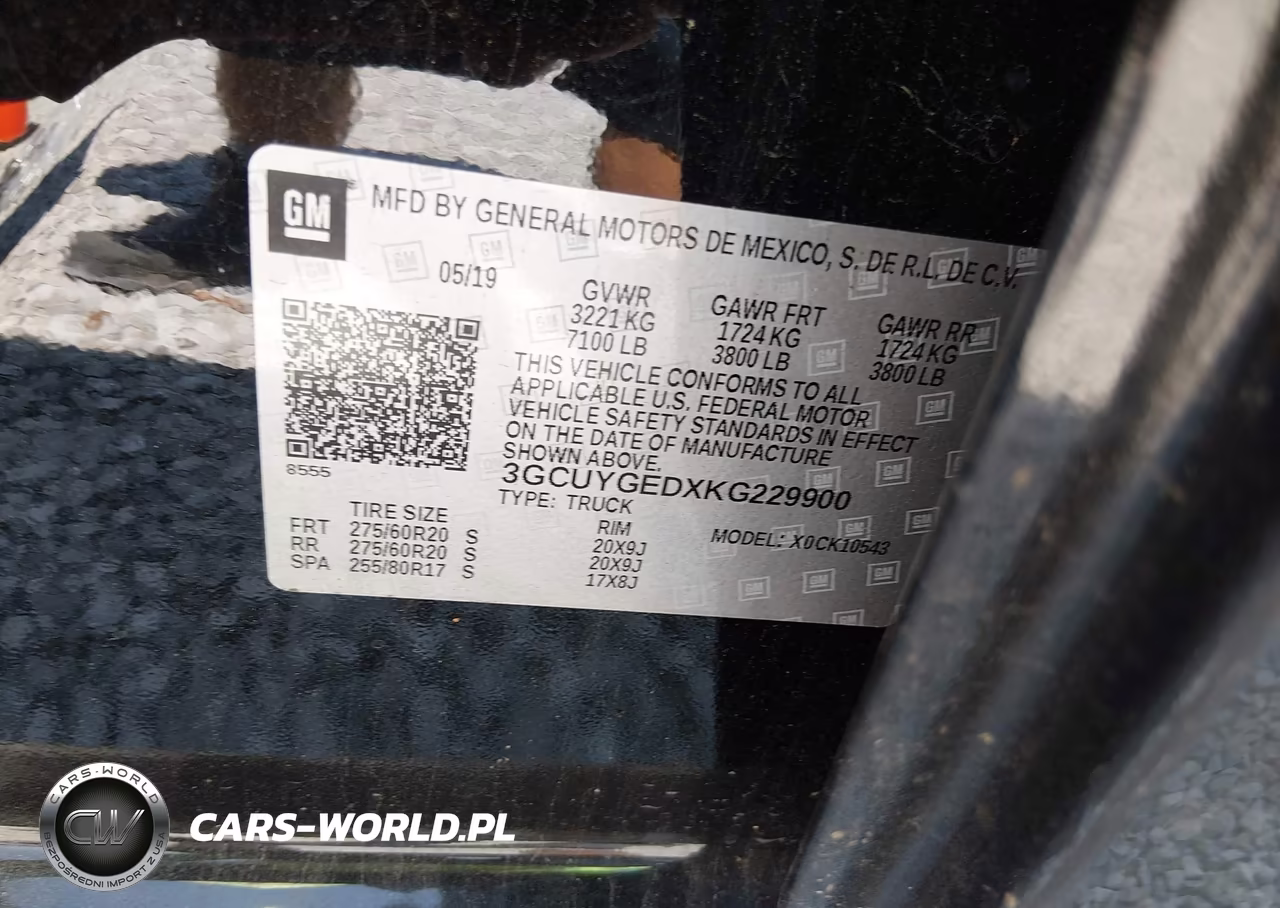 2019 Chevrolet Silverado 1500 Ltz VIN:3GCUYGEDXKG229900 - 9