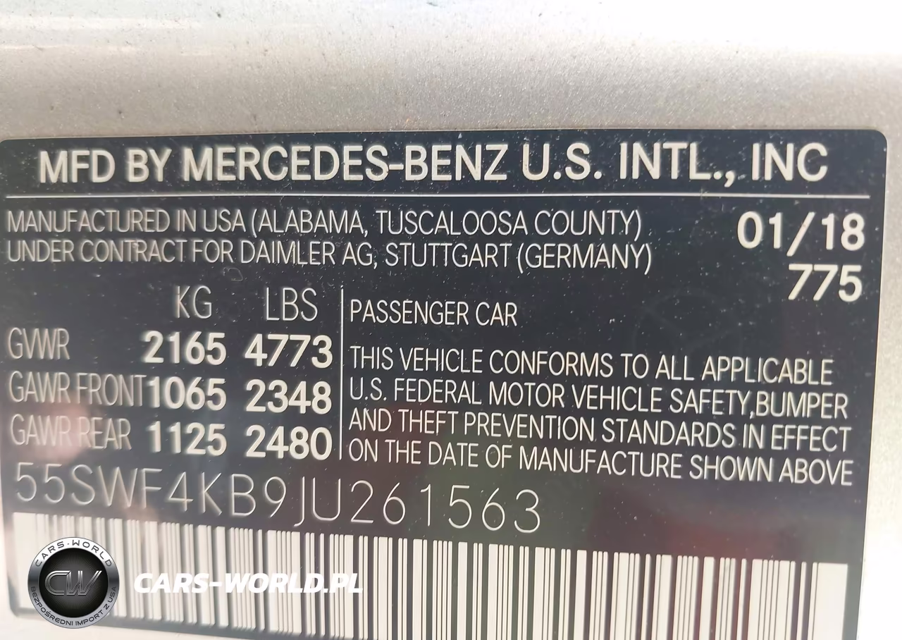 2018 Mercedes-Benz C 300 4Matic VIN:55SWF4KB9JU261563 - 9