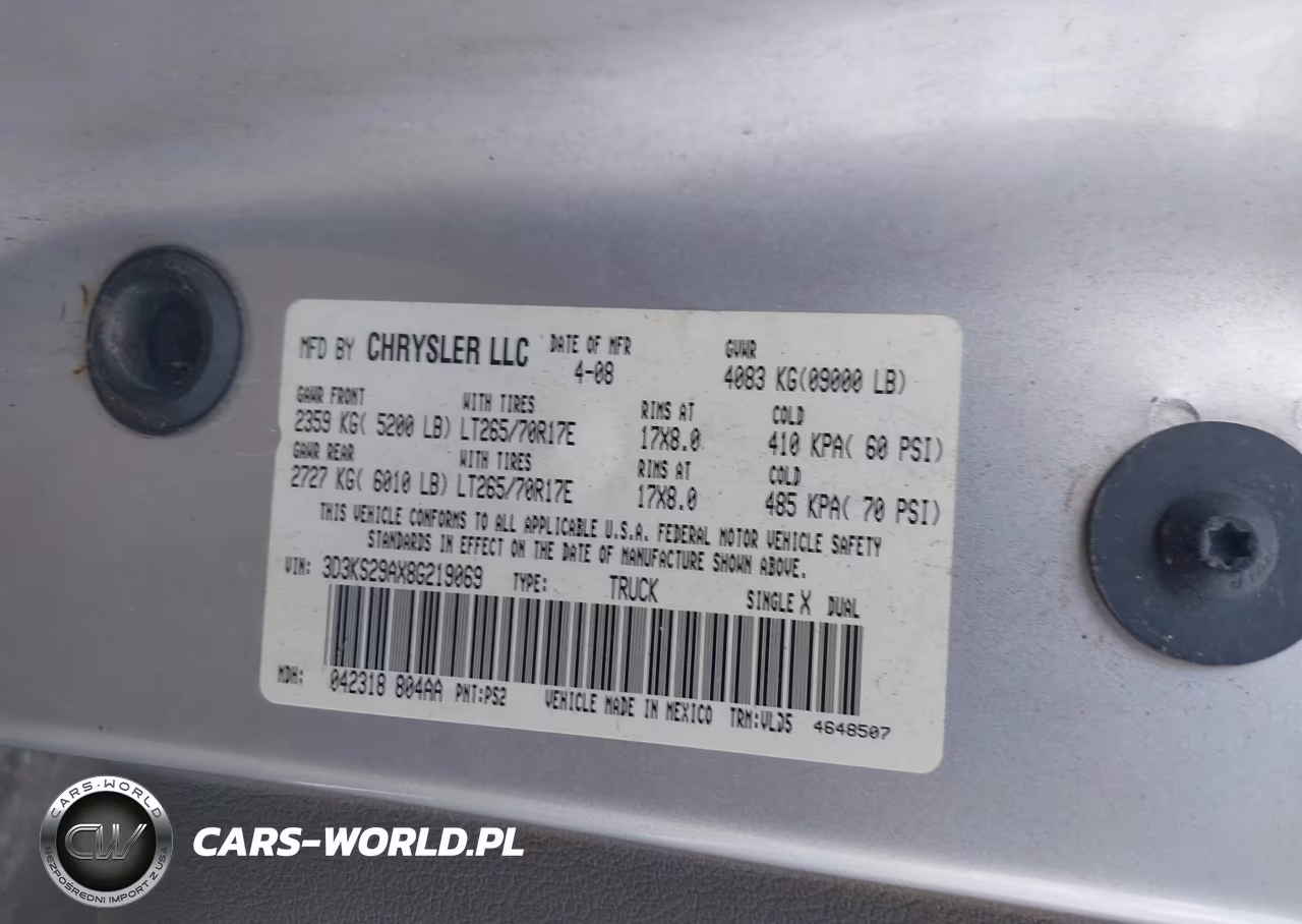2008 Dodge Ram 2500 Laramie VIN:3D3KS29AX8G219069 - 9