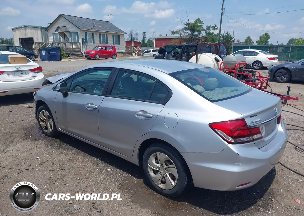 2013 Honda Civic Lx VIN:2HGFB2F50DH503520 - 3