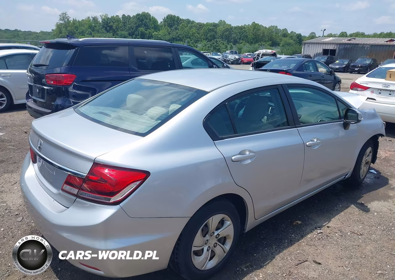 2013 Honda Civic Lx VIN:2HGFB2F50DH503520 - 4
