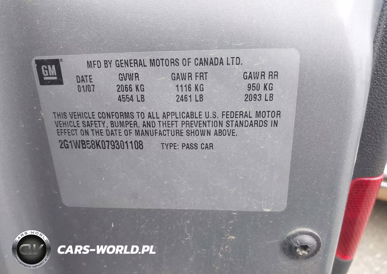 2007 Chevrolet Impala Ls VIN:2G1WB58K079301108 - 9