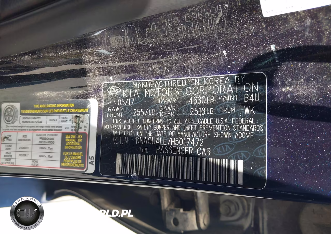 2017 Kia Optima Hybrid Ex VIN:KNAGU4LE7H5017472 - 9