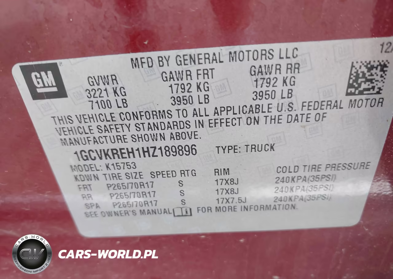 2017 Chevrolet Silverado 1500 Lt VIN:1GCVKREH1HZ189896 - 9
