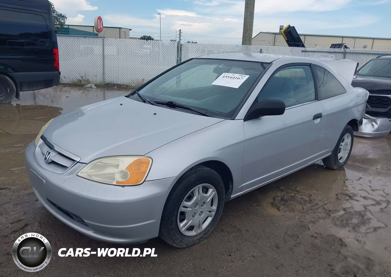 2001 Honda Civic Lx VIN:1HGEM21591L124690 - 2
