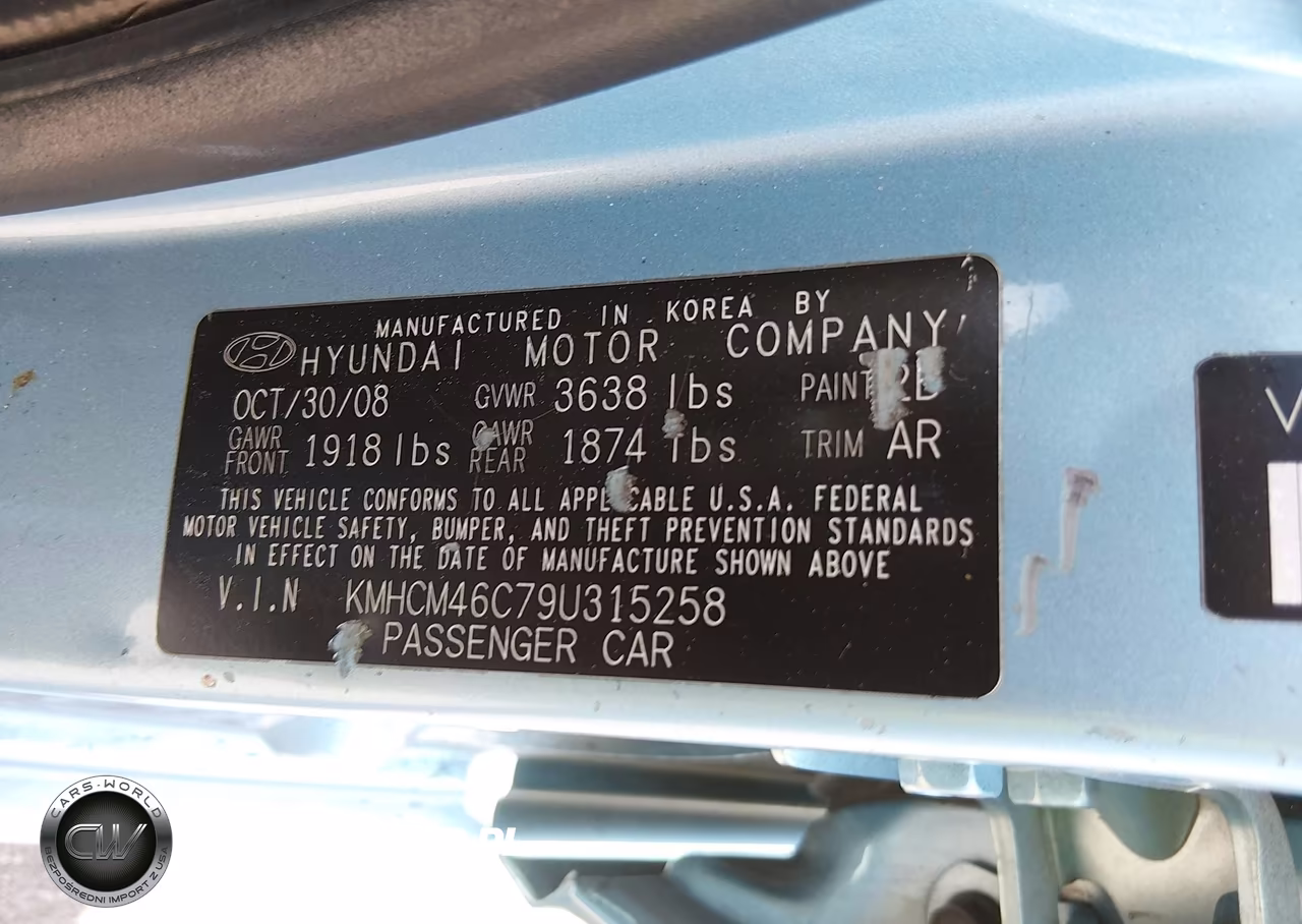 2009 Hyundai Accent Gls VIN:KMHCM46C79U315258 - 9