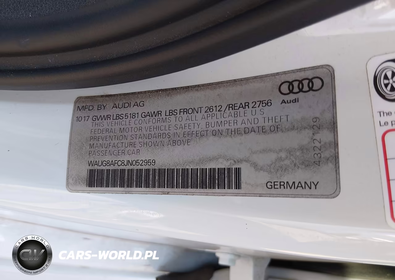 2018 Audi A6 2.0T Premium Plus VIN:WAUG8AFC8JN052959 - 9