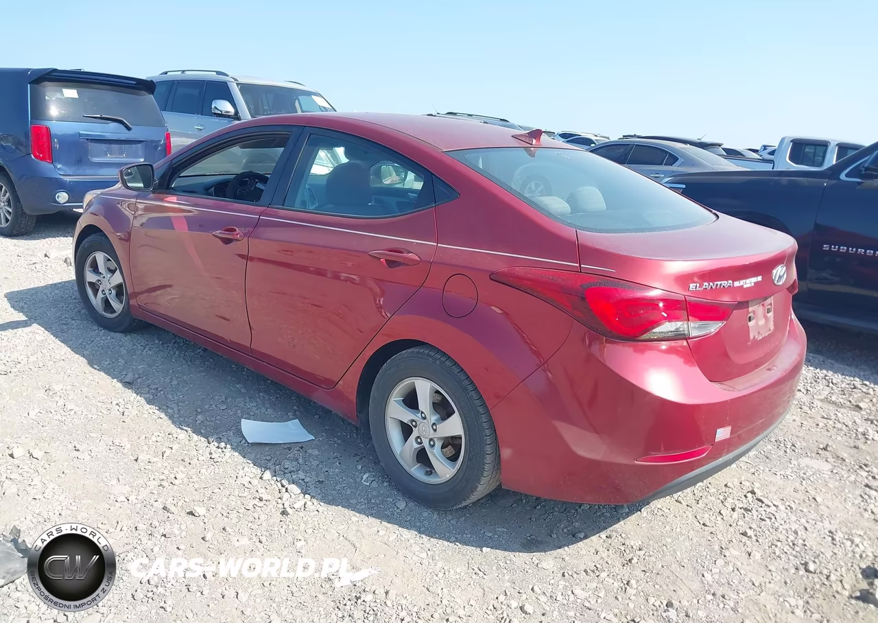 2015 Hyundai Elantra Se VIN:5NPDH4AE4FH585978 - 3