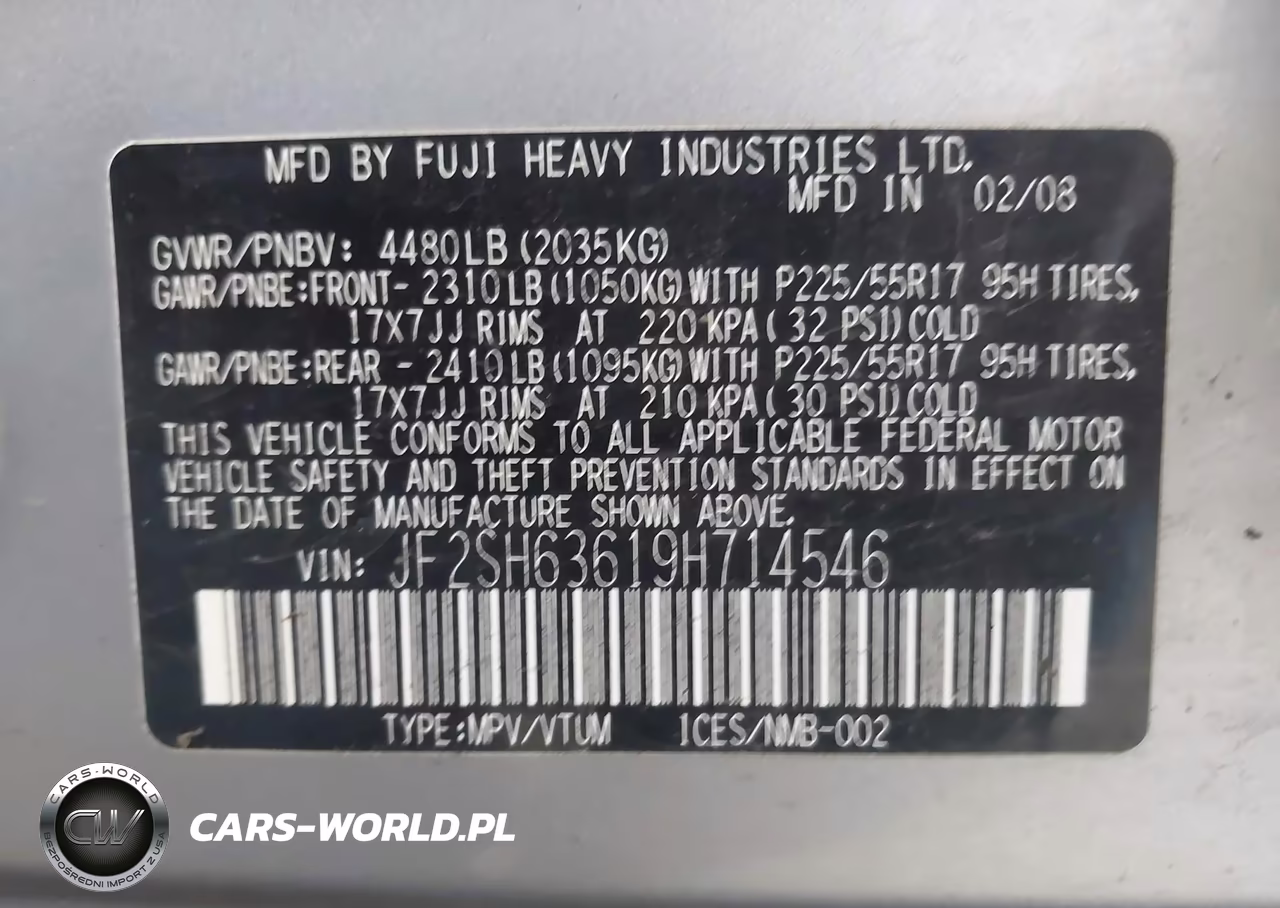 2009 Subaru Forester 2.5X VIN:JF2SH63619H714546 - 9