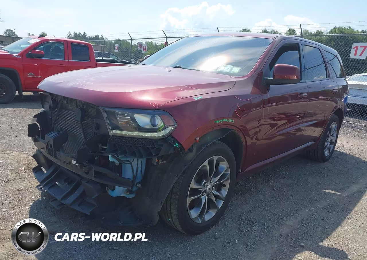 2019 Dodge Durango Gt Awd VIN:1C4RDJDG4KC718189 - 2