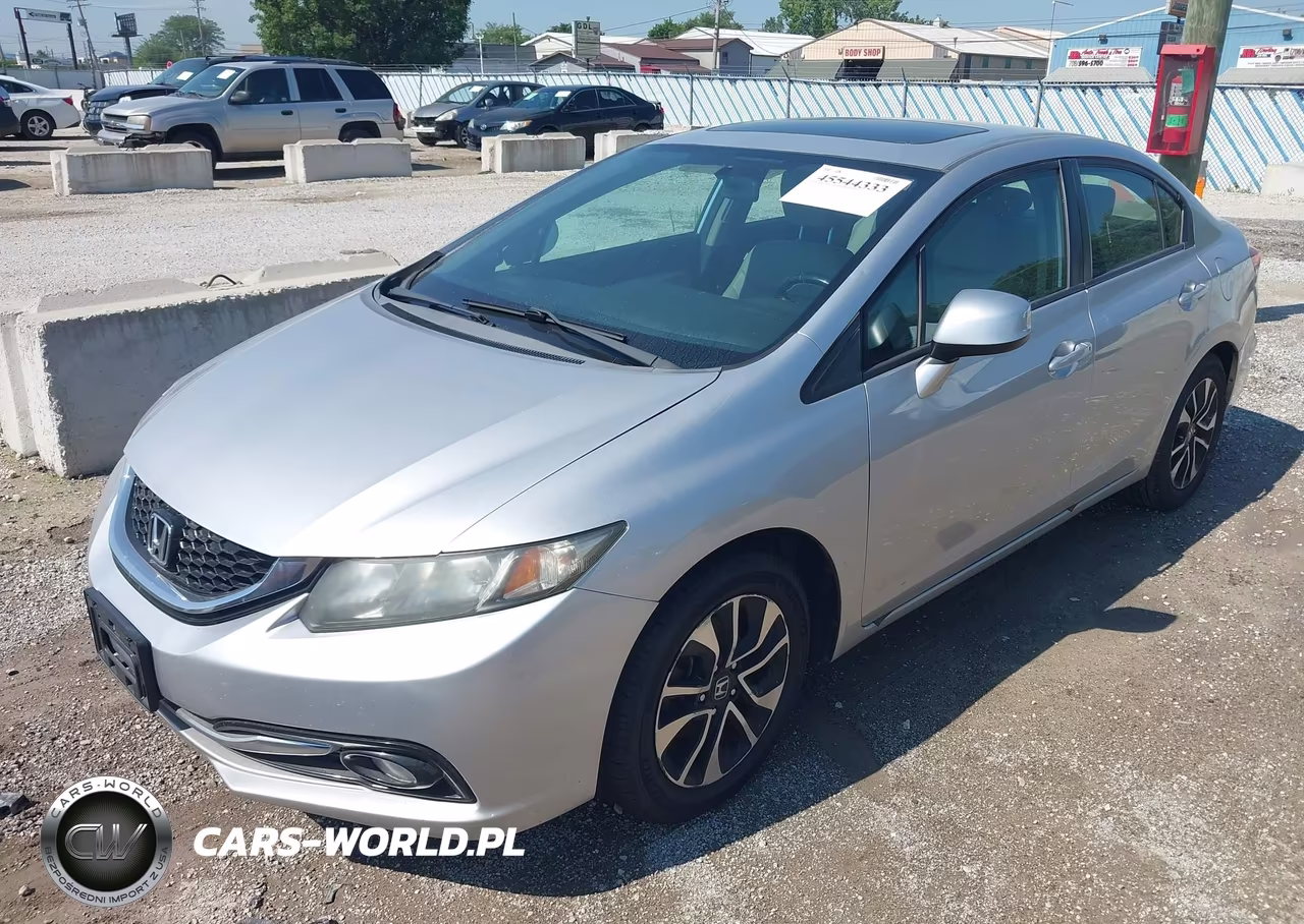 2013 Honda Civic Ex-L VIN:19XFB2F93DE256684 - 2