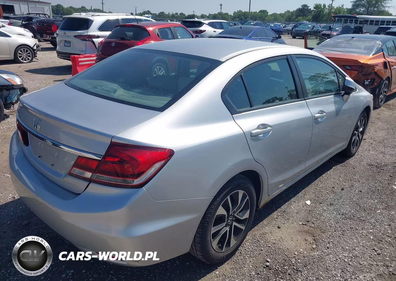 2013 Honda Civic Ex-L VIN:19XFB2F93DE256684 - 4