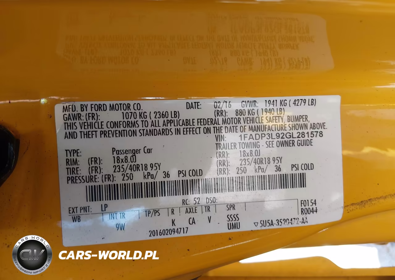 2016 Ford Focus St VIN:1FADP3L92GL281578 - 9
