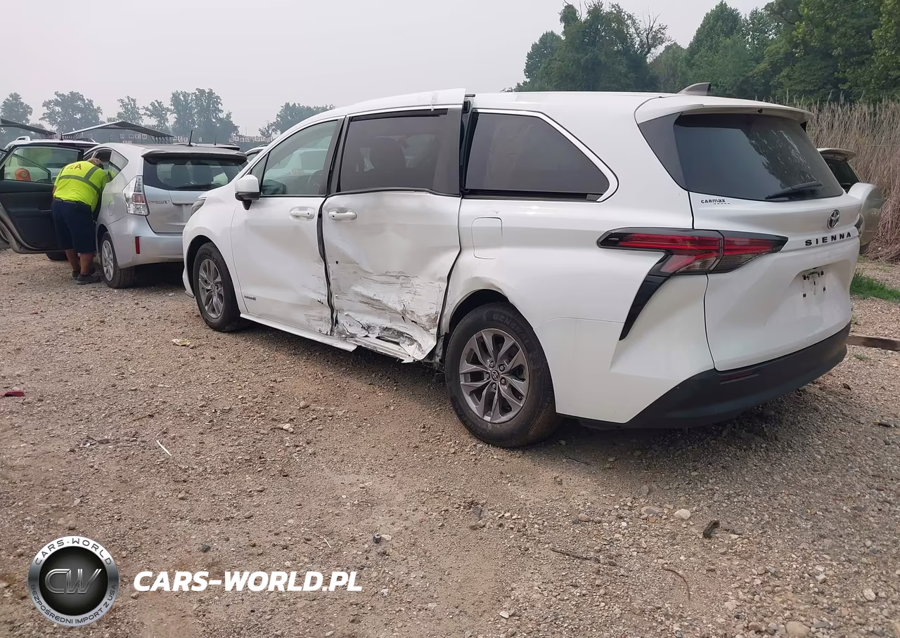 2021 Toyota Sienna Le VIN:5TDKRKEC7MS045811 - 3