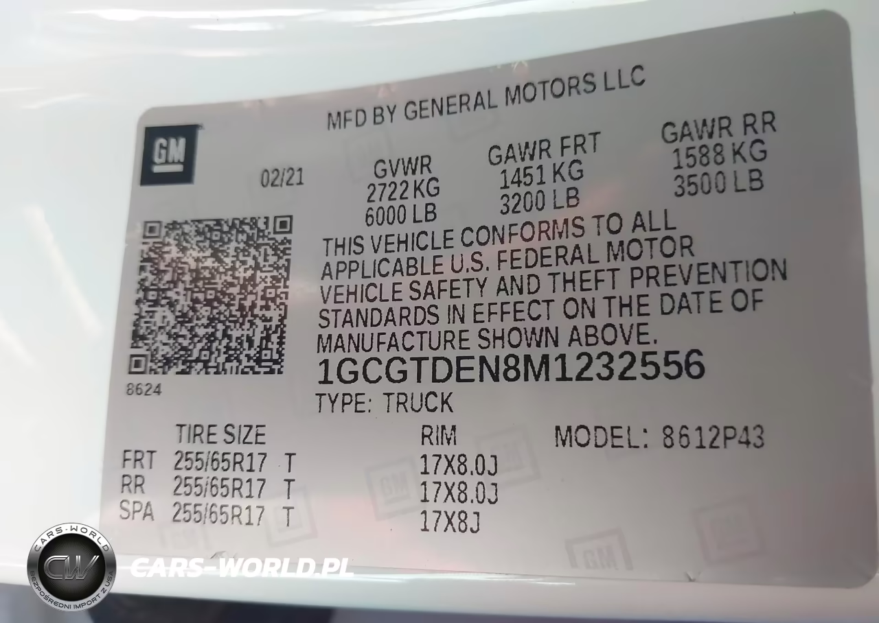 2021 Chevrolet Colorado 4Wd Short Box Z71 VIN:1GCGTDEN8M1232556 - 9