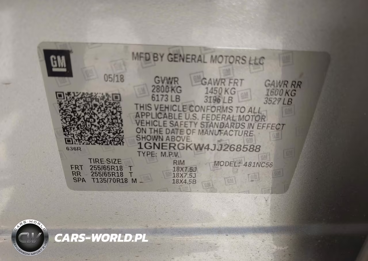2018 Chevrolet Traverse Lt Cloth VIN:1GNERGKW4JJ268588 - 9