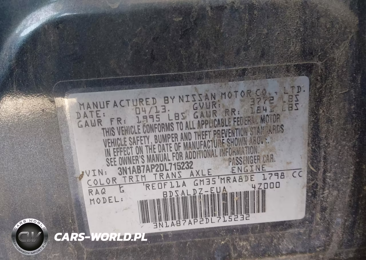2013 Nissan Sentra Sv VIN:3N1AB7AP2DL715232 - 9