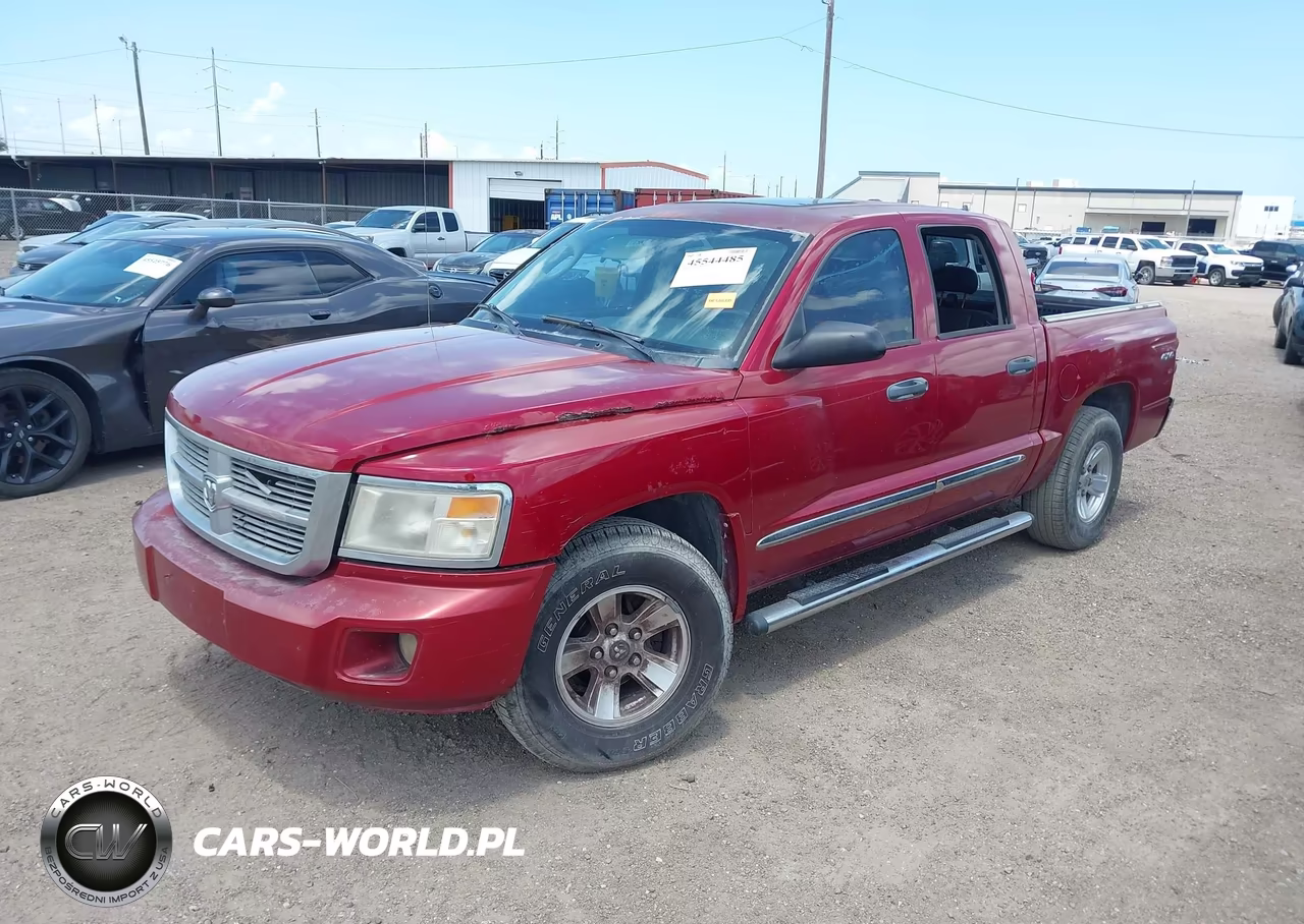 2008 Dodge Dakota Laramie VIN:1D7HW58N08S633554 - 2