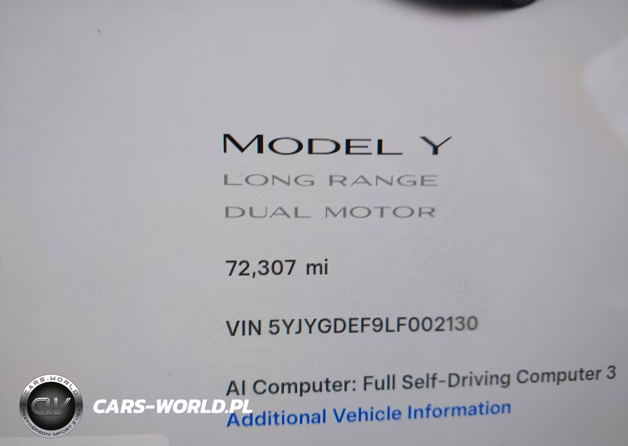 2020 Tesla Model Y Long Range Dual Motor All-Wheel Drive-Performance Dual Motor All-Wheel Drive VIN:5YJYGDEF9LF002130 - 15