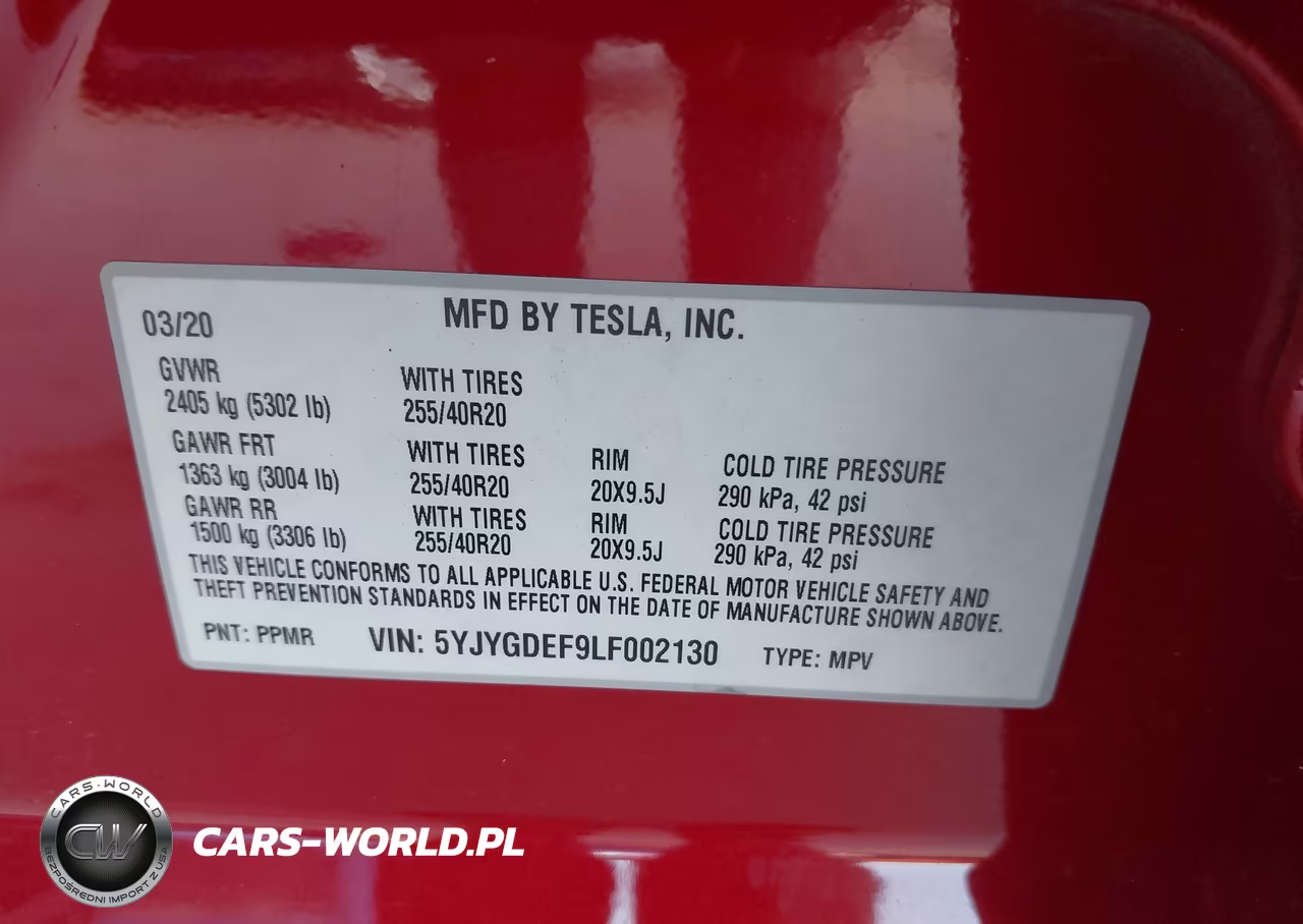 2020 Tesla Model Y Long Range Dual Motor All-Wheel Drive-Performance Dual Motor All-Wheel Drive VIN:5YJYGDEF9LF002130 - 9