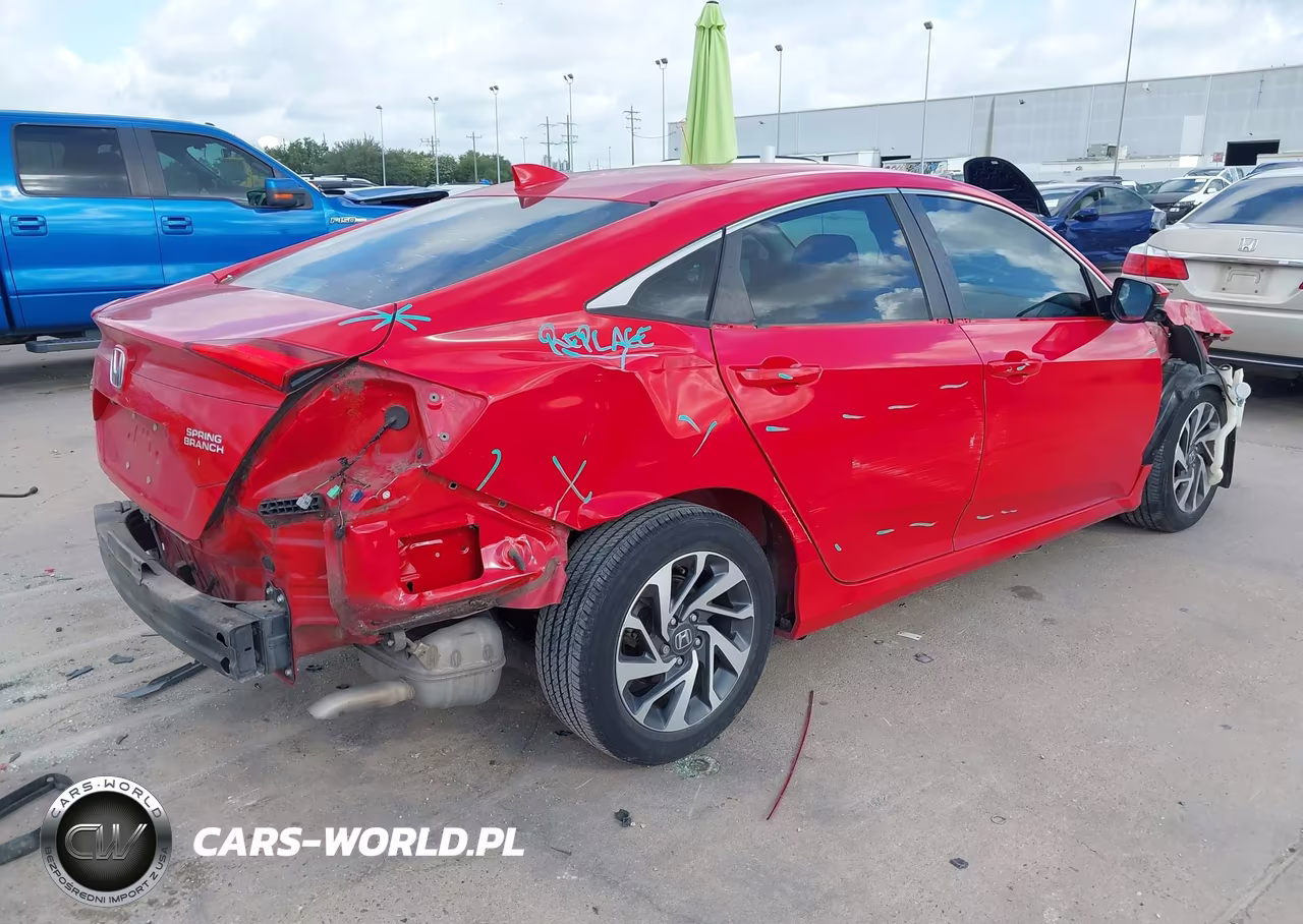 2018 Honda Civic Ex VIN:2HGFC2F75JH570124 - 4