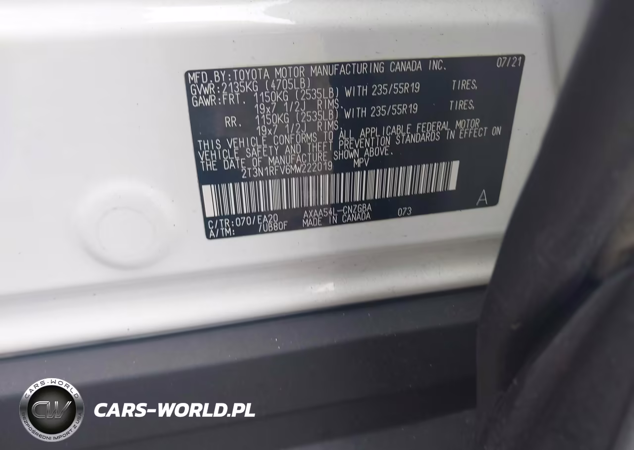 2021 Toyota Rav4 Limited VIN:2T3N1RFV6MW222019 - 9