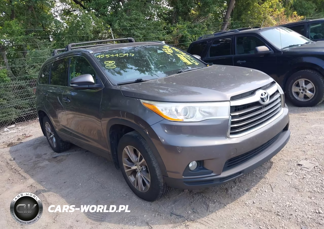2014 Toyota Highlander Xle V6 – zdjęcie 1 z 16