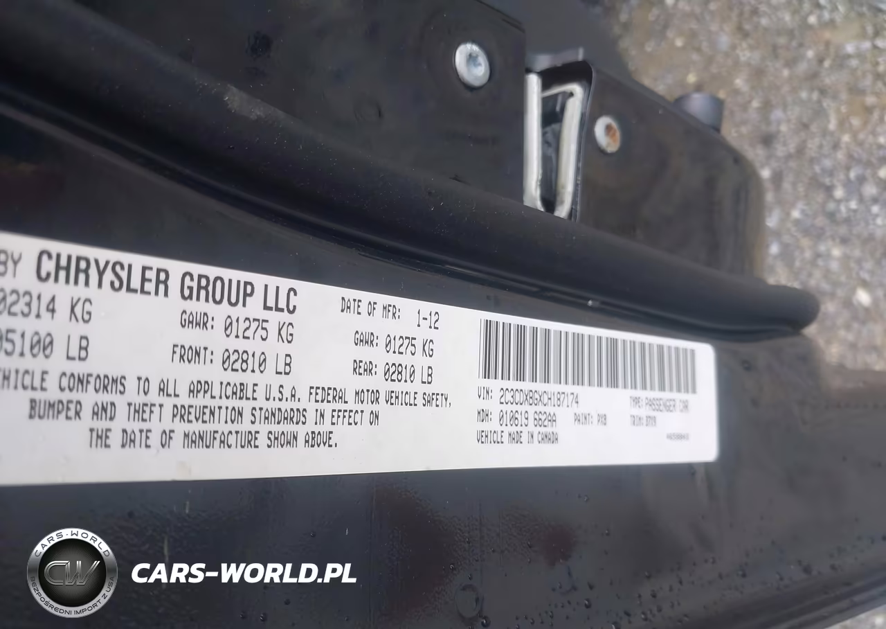 2012 Dodge Charger Se VIN:2C3CDXBGXCH187174 - 9