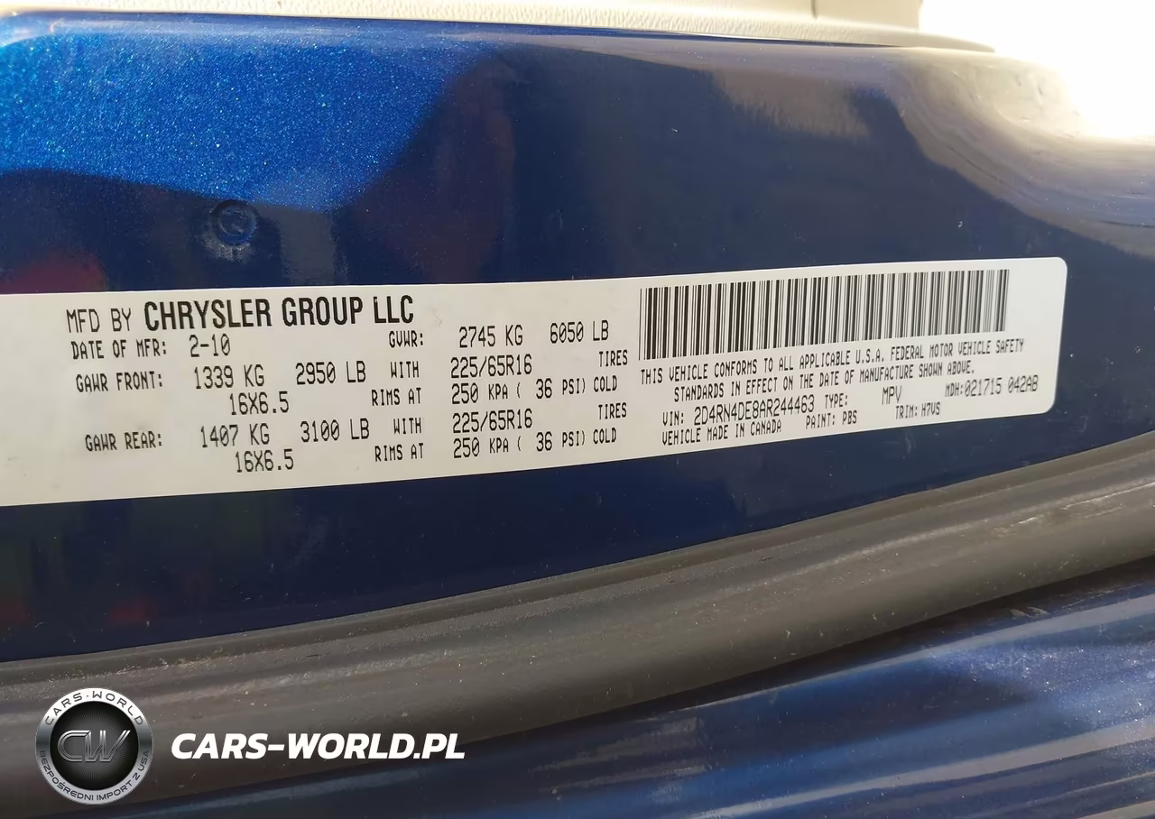 2010 Dodge Grand Caravan Se VIN:2D4RN4DE8AR244463 - 9