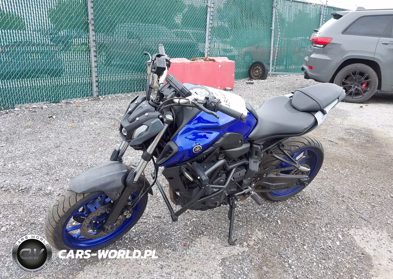 2022 Yamaha Mt07 VIN:JYARM32E0NA004939 - 2