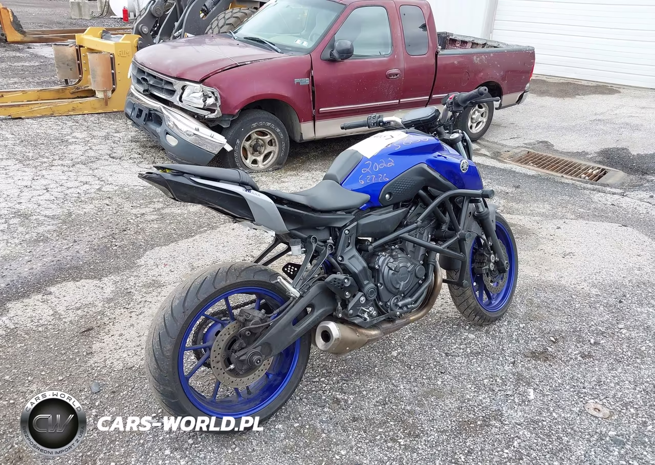 2022 Yamaha Mt07 VIN:JYARM32E0NA004939 - 4