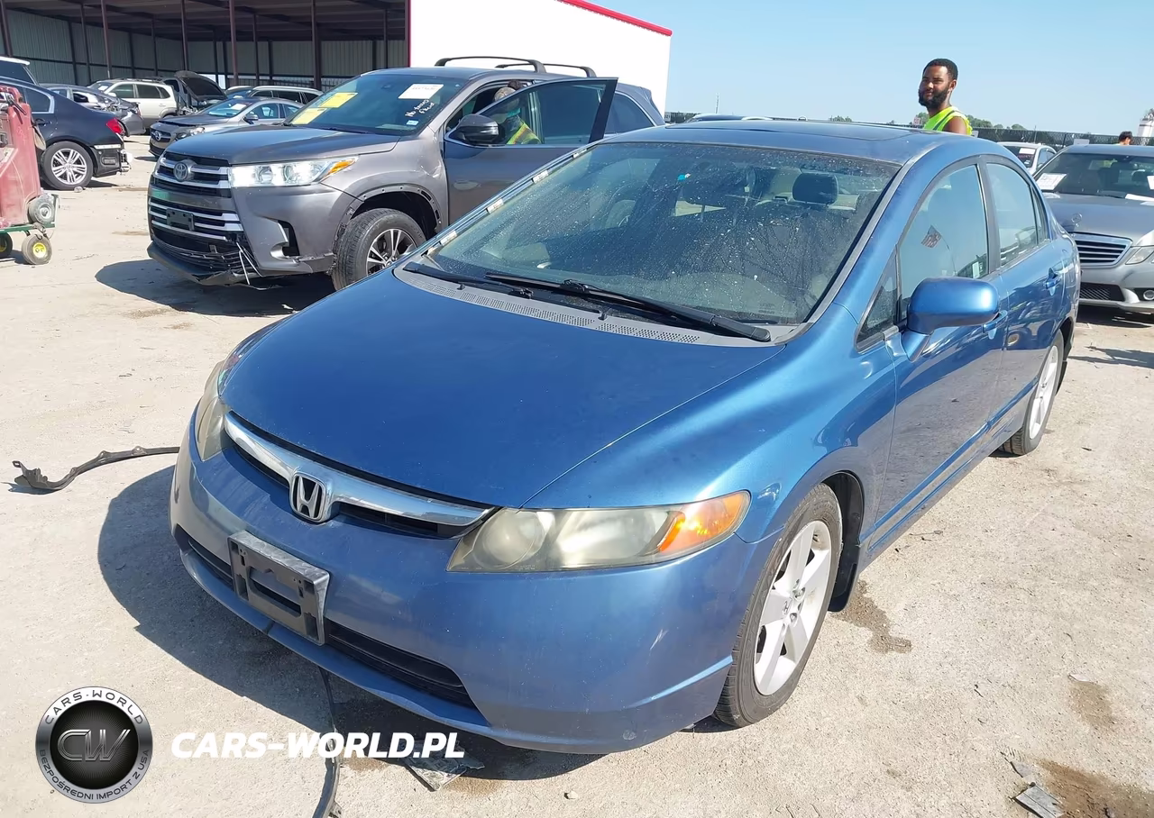 2008 Honda Civic Ex VIN:1HGFA16818L037595 - 2
