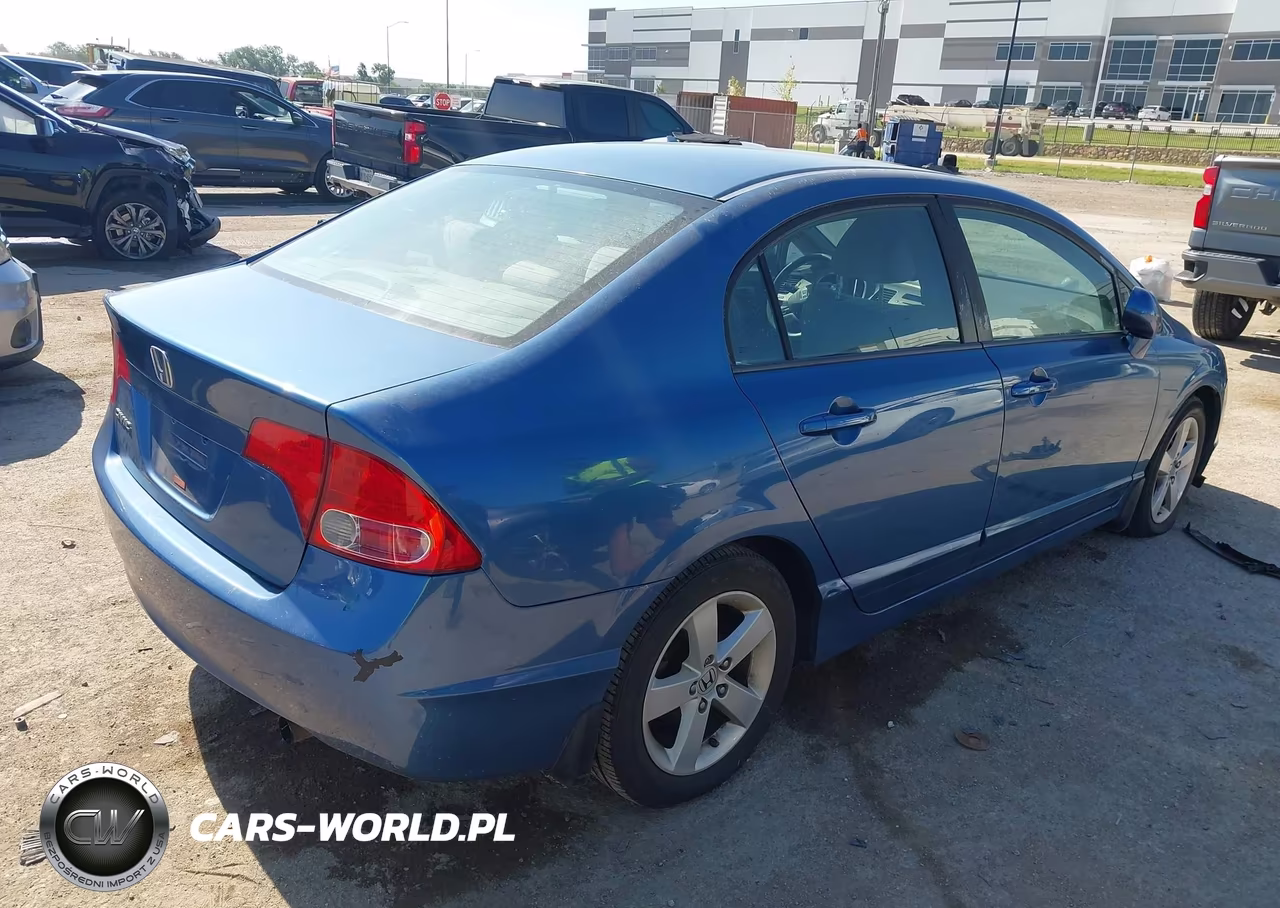 2008 Honda Civic Ex VIN:1HGFA16818L037595 - 4