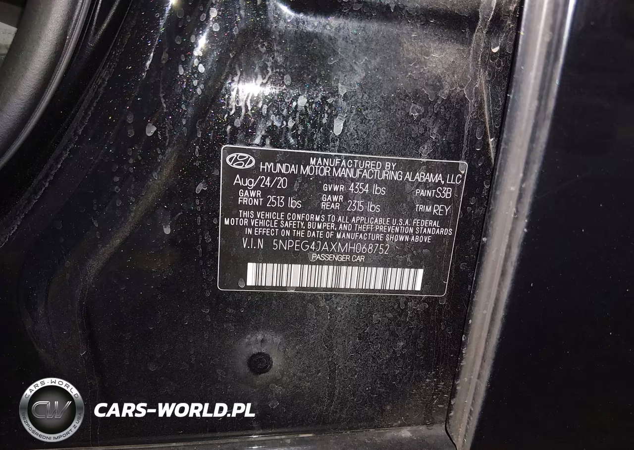 2021 Hyundai Sonata Se VIN:5NPEG4JAXMH068752 - 9