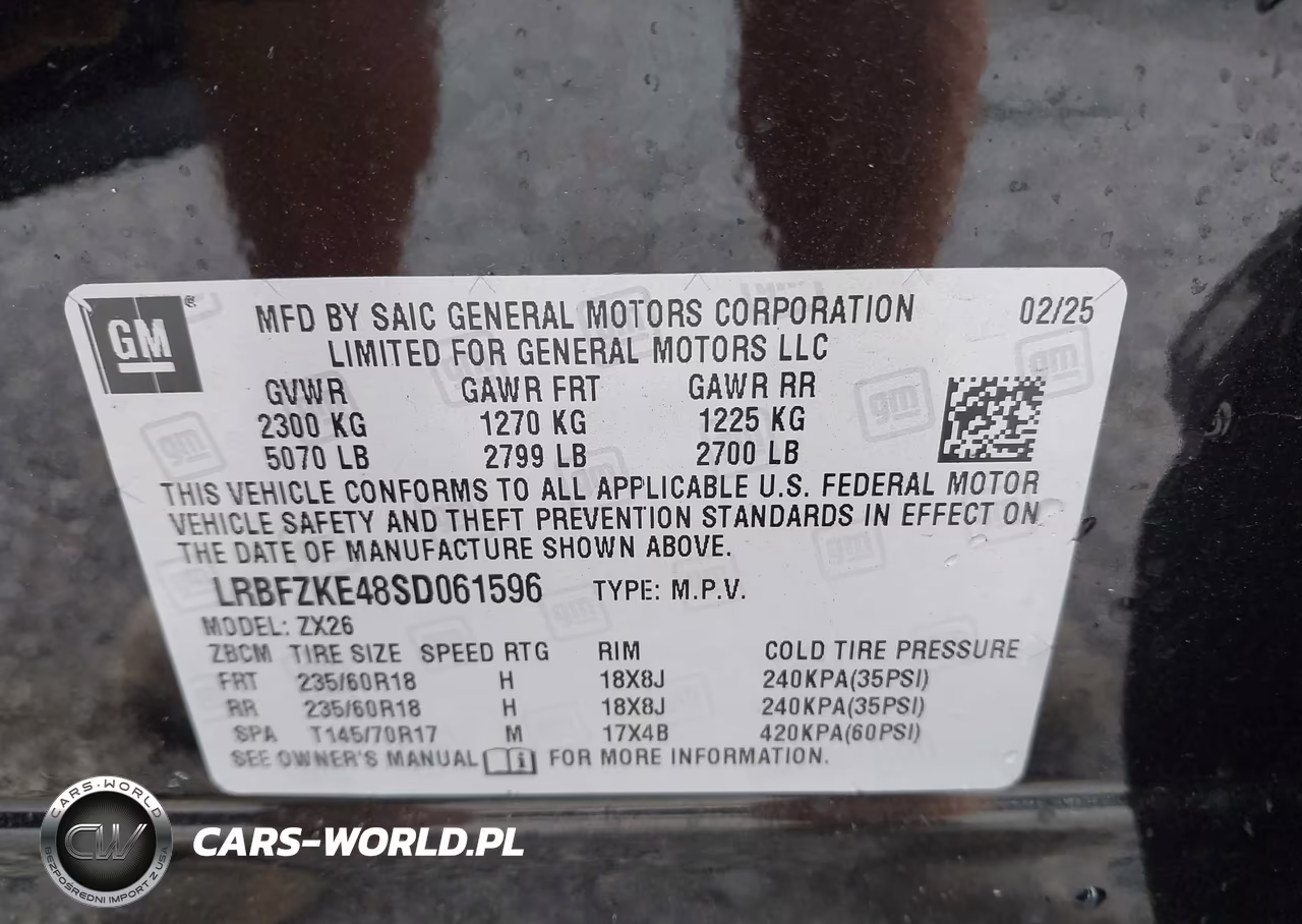 2025 Buick Envision Preferred Awd VIN:LRBFZKE48SD061596 - 9