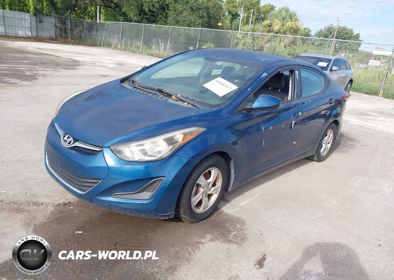 2014 Hyundai Elantra Se VIN:KMHDH4AE0EU201209 - 2