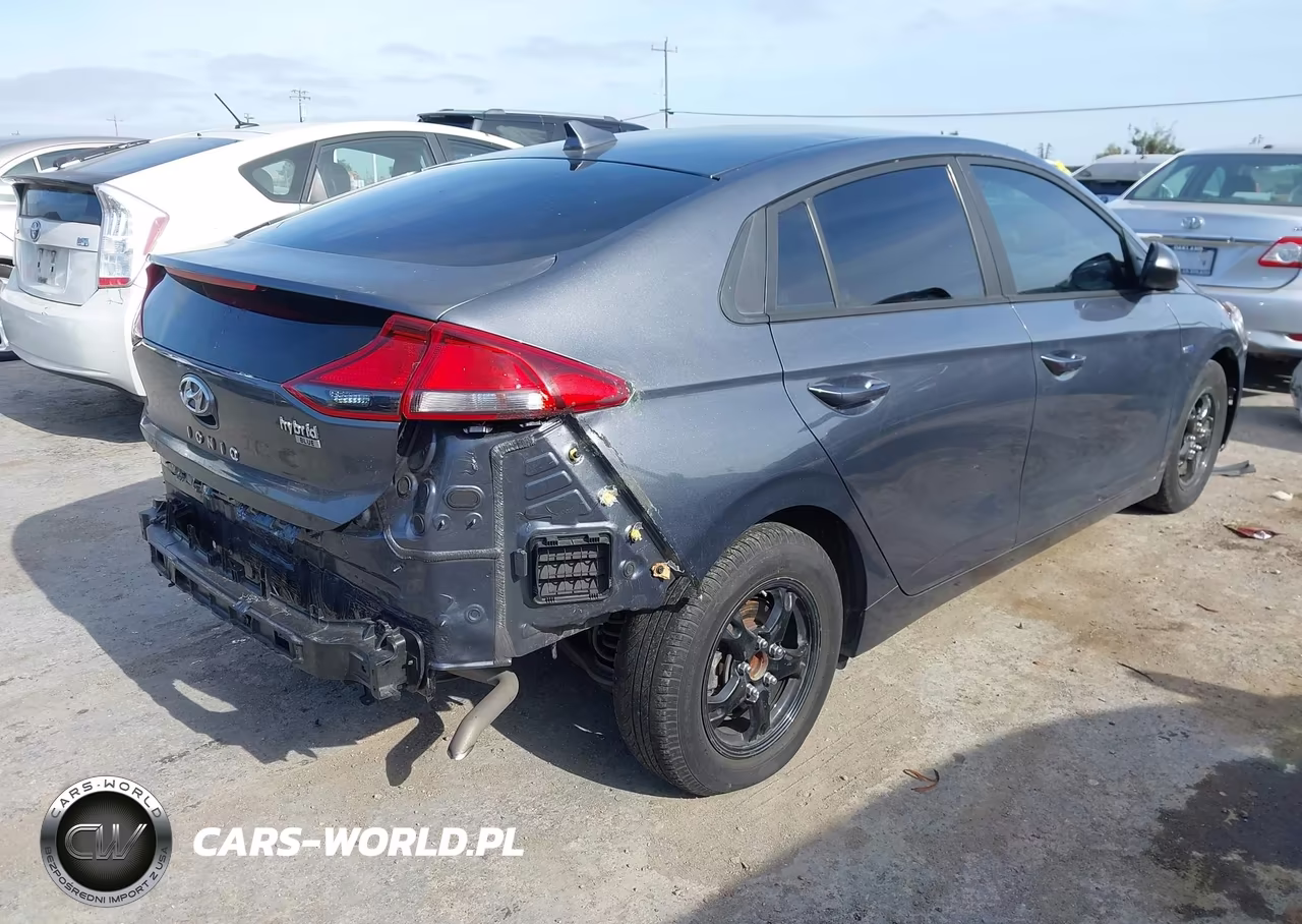 2019 Hyundai Ioniq Hybrid Blue VIN:KMHC65LC3KU162338 - 4