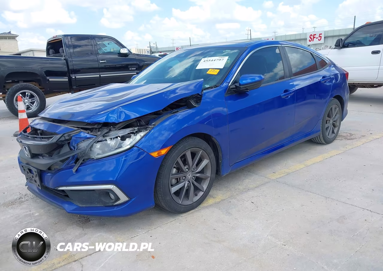 2020 Honda Civic Ex VIN:19XFC1F37LE019956 - 2