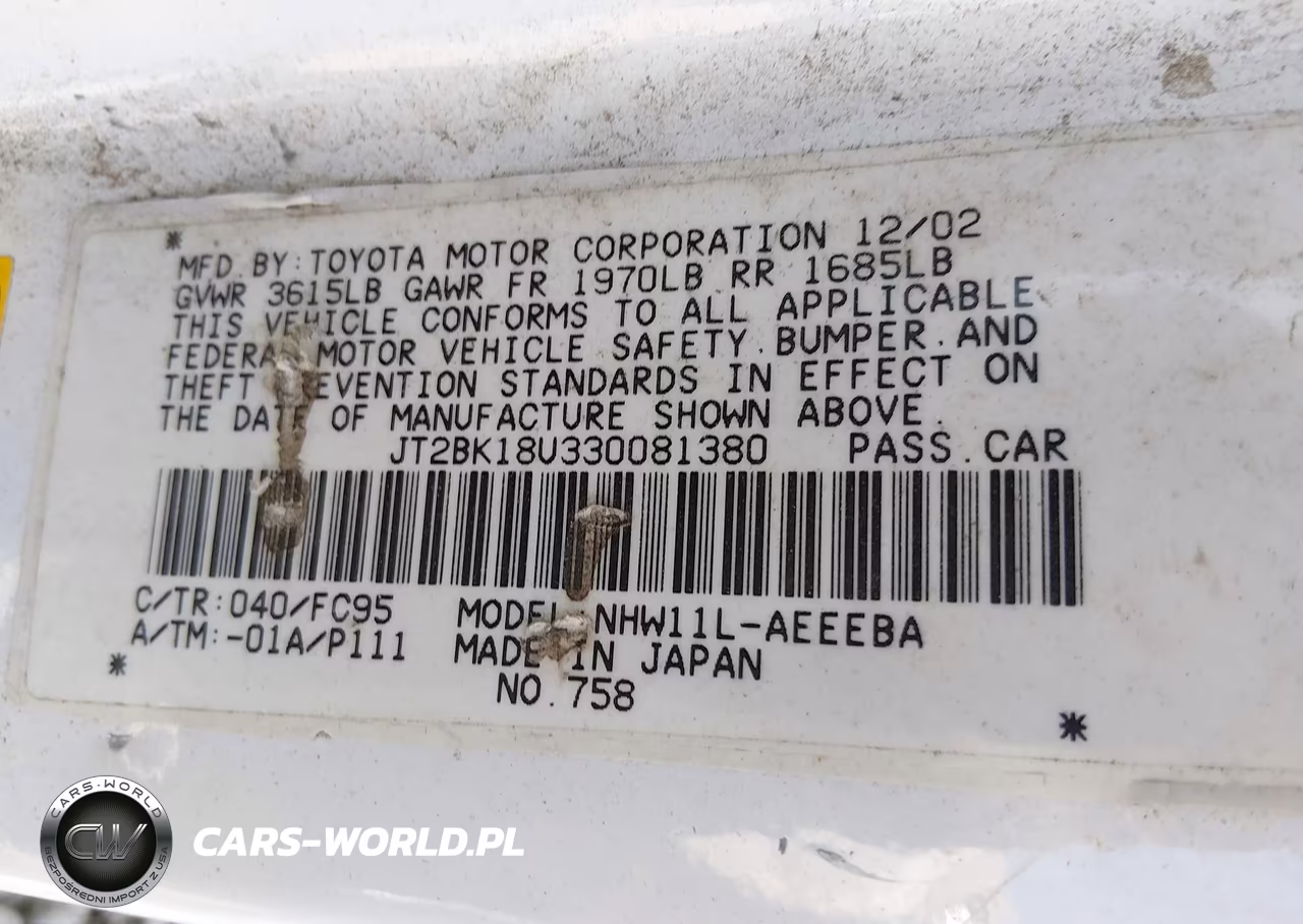 2003 Toyota Prius VIN:JT2BK18U330081380 - 9