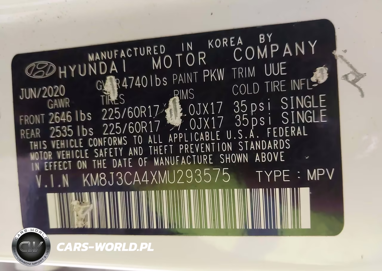 2021 Hyundai Tucson Value VIN:KM8J3CA4XMU293575 - 9