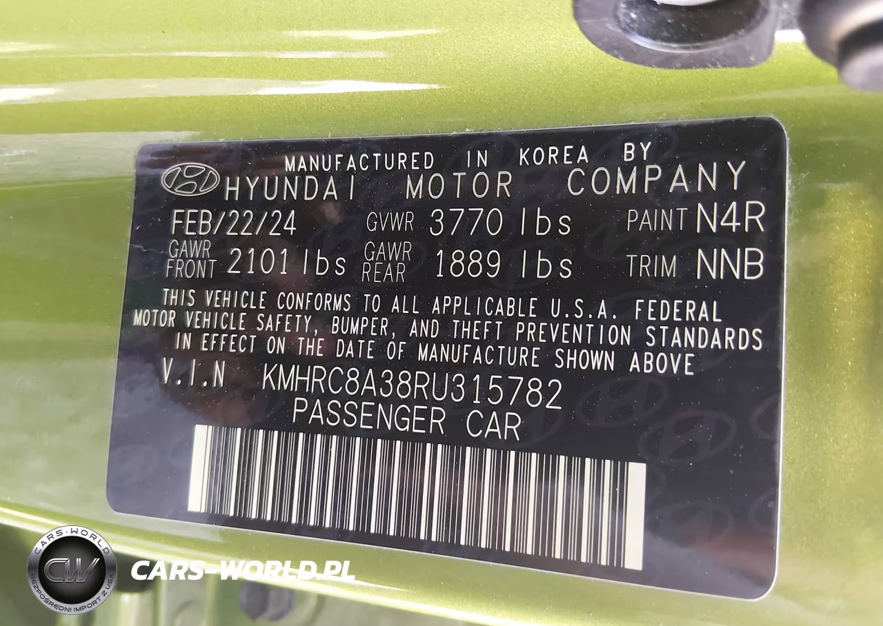 2024 Hyundai Venue Sel VIN:KMHRC8A38RU315782 - 9